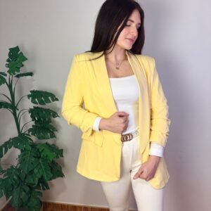 Blazer fruncida