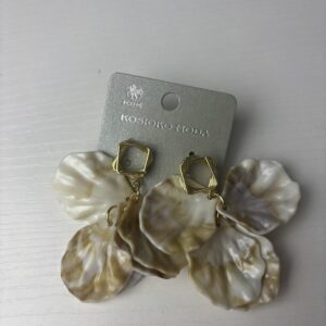 Pendientes largos conchas